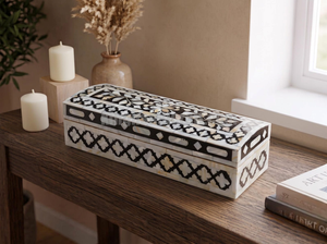 Wholesale Handmade Mother of Pearl <b>Box</b> Custom Decorative Gift <b>Box</b> for Jewelry <b>Storage</b> and Elegant Interior Styling - Product Image 5