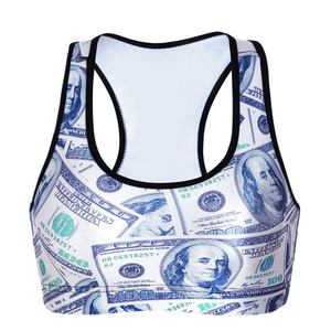 เสื้อชั้นในกีฬาผู้หญิงแบบสั่งทำพิเศษ คุณภาพสูง ระบายอากาศได้ดี เหมาะสำหรับออกกำลังกายและฟิตเนส ผ้าสีสันสดใส กระชับทรงสวย เสื้อชั้นในกีฬาสำหรับผู้หญิง - Product Image 1