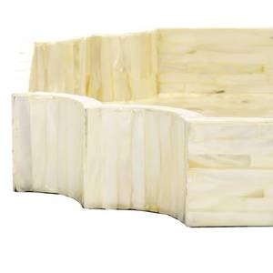 Bandeja de Nácar Blanco, Bandeja con Incrustaciones de Concha Blanca, Bandeja de Servir de Nácar, Bandeja con Incrustaciones de Nácar, Decoración de Nácar - Product Image 5