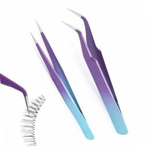 Pinzas Quirúrgicas de Precisión Morje de Acero Inoxidable con Punta Suave de 10 mm de Longitud para Aplicación de Extensiones de Pestañas - Product Image 1