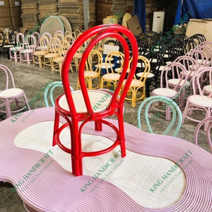 Chaise pour enfant en rotin écologique faite à la main, assise naturelle confortable pour enfants, design moderne pour salon, chambre à coucher, utilisation en extérieur - Product Image 5