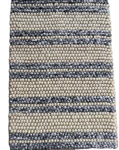 Alfombra de Bolas de Fieltro de Lana 100% Hecha a Mano |   Alfombra Moderna Abstracta Decorativa con Pompones para Cuarto de Niños o Sala de Estar |   Ecológico Rectangular - Product Image 2