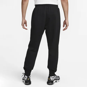 Pantalones deportivos de felpa lisos al por mayor, OEM, con logotipo personalizado, pantalones de jogging personalizados con estampado para hombre - Product Image 3