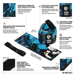 Flexible Durable Custom Design Wrist Wraps Heavy Duty Elastic Wrist Support Compression Gym Training Powerlifting Fitness <b>Straps</b> - Product Image 3