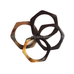 การออกแบบที่ดีที่สุดสำหรับงานหมั้นปาร์ตี้เครื่องประดับเขาควายทำด้วยมือสำหรับผู้ชายกำไลเขาจากอินเดีย - Product Image 5