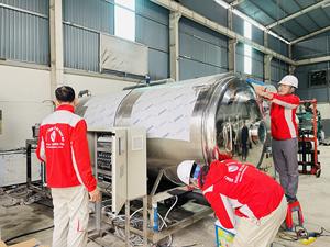 Máquina Comercial de Liofilización al Vacío con Calentamiento por Vapor para Procesamiento de Alimentos, Motorizada, de Acero Inoxidable, WHFD-100, Controlada por PLC - Product Image 5