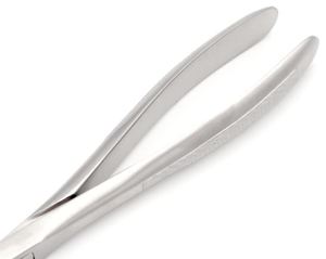 Pinza de Extracción 74N de 3 mm con Mordazas Cruzadas Dentadas para Extracción de Raíces Superiores, Instrumento Quirúrgico Dental Profesional - Product Image 3