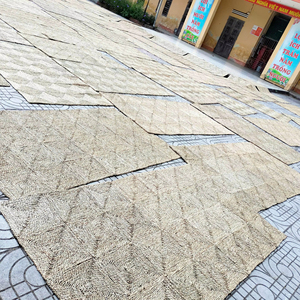 Tapis de porte en jonc de mer du Vietnam, tissé en fibres naturelles, paillasson anti-poussière pour intérieur et extérieur, production en usine - Product Image 1