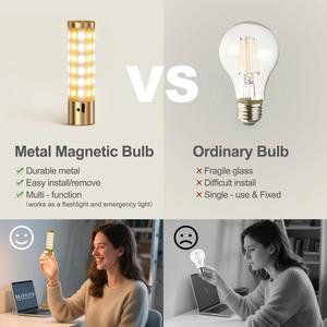 Lámpara de Mesa Minimalista de Latón con Acabado Mate para Dormitorio Moderno y Espacio de Trabajo - Product Image 2