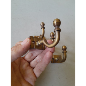 Elegant Brass Key Holder Rack with <b>Hooks</b> Decorative Brass <b>Coat</b> Hanger for Bedroom Wall Antique Style Hanging <b>Hooks</b> for Entryway - Product Image 4