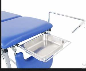 Table d'examen gynécologique manuelle Hitech en métal pour équipements médicaux, prix abordable, garantie 1 an sur site - Product Image 2