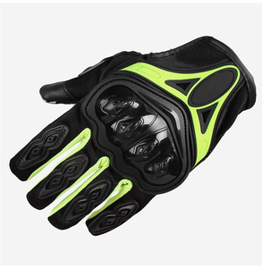 Guantes deportivos para motocicleta, hasta la muñeca, de PU transpirable, negros y rojos, para ciclismo, primavera y otoño, guantes de motocicleta de dedo completo, muy vendidos - Product Image 3