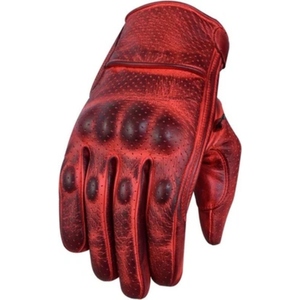 Guantes de Motociclismo de Cuero Encerado Genuino de Alta Calidad, Protección Unisex para Motociclistas, Ropa de Mano para Alto Rendimiento - Product Image 1