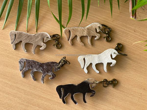 พวงกุญแจหนังวัวสำหรับผู้หญิงพวงกุญแจหนังวัวสำหรับเครื่องประดับหนังพวงกุญแจน่ารัก - Product Image 3