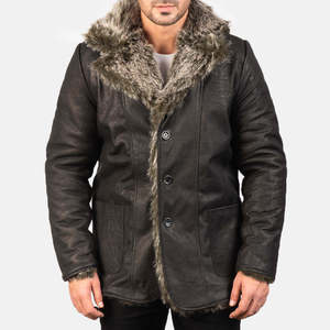 Chaqueta de Cuero y Piel Sintética para Hombre, Estilo Casual Elegante, Transpirable, Resistente al Viento, con Logotipo Personalizado y Diseño Frontal Acabado, para Primavera - Product Image 1