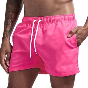 Unique Design Breathable Spandex/Cotton <b>Elastic</b> <b>Waist</b> Gym <b>Shorts</b> Factory Cheap Price <b>Men</b> Summer Solid Color Beachwear <b>Shorts</b> - Product Image 2