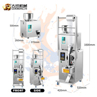 Machine de remplissage VFFS multifonction DZD-220 avec emballage et collage pour chips, noix, aliments soufflés, poudre, sachets en papier, emballage en film