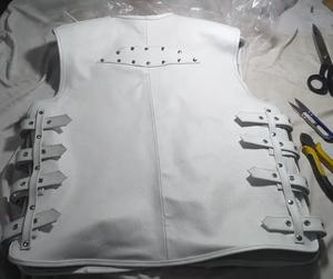 High Performance <b>Leather</b> Motorcycle Riding Vest Men Racing Safety Windproof Plus Size Custom Made Waterproof 2026 Made Pakistan - Product Image 2