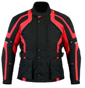 <b>Motorcycle</b> Touring Apparel Premium Cordura Textile <b>Jacket</b> with Reinforced Impact Zones - Product Image 6