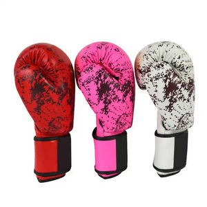 Guantes de Boxeo Estilo Mexicano, Guantes de Boxeo Profesionales MMA Negros, Guantes de Boxeo con Logotipo Personalizado, Guantes de Cuero de Microfibra - Product Image 5