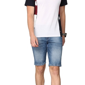 SIBRIN, pantalones vaqueros de verano de calidad Premium, pantalones cortos de mezclilla personalizados, Unisex, clásicos, relajados, Pantalones vaqueros de cinco bolsillos, pantalones cortos de playa a la moda - Product Image 3