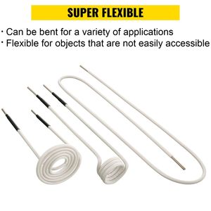 Kit de bobines de chauffage par induction à longue durée de vie flexible et résistante à la chaleur, longueurs variables pour un retrait efficace de la rouille, 8 pièces - Product Image 4
