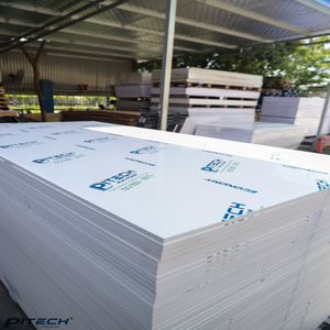 แผ่นพลาสติกพีวีซีสีขาวขนาด1220x2440มม. แผ่นโฟมแข็ง5-20มม. สำหรับการประมวลผล CNC - Product Image 2