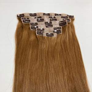 Extensiones de Cabello Humano con Clip, 100% Cabello Natural Remy Vietnamita, Precio de Mayoreo, Cabello Ruso, Cabello Brasileño - Product Image 2