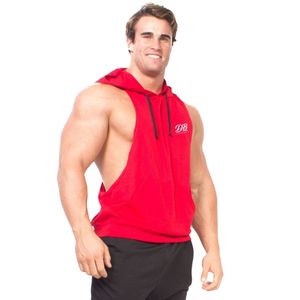 Camiseta sin mangas elástica para hombre, estilo racerback, para gimnasio, entrenamiento, transpirable, ropa deportiva, OEM, ODM, venta al por mayor - Product Image 1
