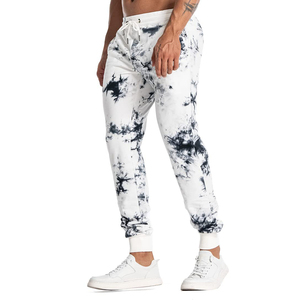 Pantalon de jogging d'entraînement en molleton polyester/coton pour homme, haute élasticité, imperméable, respirant, séchage rapide, vente en gros - Product Image 4