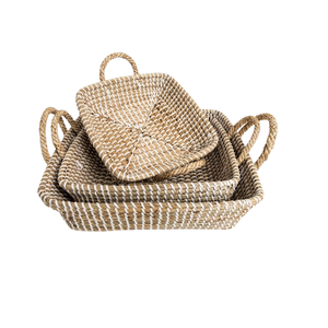 Bandeja de hierba marina fina, almacenamiento ecológico para mantelería delicada y servilletas de tela premium - Product Image 2