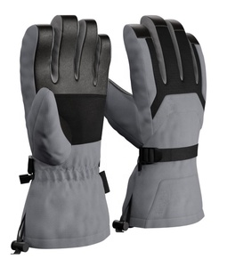 Guantes de snowboard para clima frío, correas ajustables para esquiar, impermeables, aislados, cálidos, de forro polar suave, cómodos, antideslizantes - Product Image 5