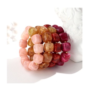 Handmade Premium Resin <b>Bracelet</b> with Distinctive Color Patterns Elegant Jewelry for Special Occasions - Product Image 3