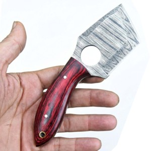 Cuchillo Multifuncional de Acero Damasco Recto de 7 Pulgadas, Hecho a Mano en Fábrica, OEM, de Alta Calidad, Precio Bajo al por Mayor, en Tendencia - Product Image 4