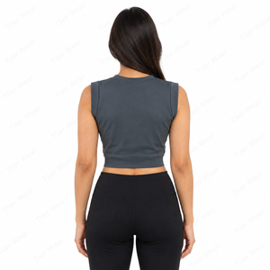 Haut de sport respirant pour femme, séchage rapide, confortable, premium, haute performance, extensible, idéal pour le yoga, la gym et la course à pied - Product Image 4