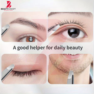 Pinzas de Belleza con Diseño Moderno y Estampado, 2026, Nueva Tendencia, Extractor de Cejas de Alta Precisión con Punta Inclinada para un Cuidado Profesional - Product Image 5