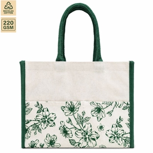 Bolsa de Compras de Lona de Algodón Laminada de 220 GSM para el Mercado, Compras, Uso Diario, Impresión Personalizada, Venta al por Mayor, Marca Privada - Product Image 2