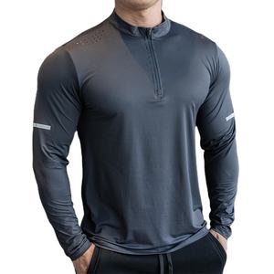 Camiseta Deportiva Personalizada con Cierre de Cremallera de 1/4, Ropa Deportiva para Hombre, Camiseta Polo de Secado Rápido - Product Image 4