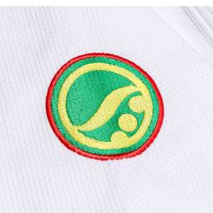 Kimono de Jiu Jitsu Blanco con Tejido Perla y Tejido Dorado (Poliéster/Algodón) para Artes Marciales para Adultos - Product Image 5
