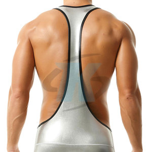 High Performance Spandex / Polyester Made <b>Running</b> <b>Singlets</b> Comfortable Fitness Apparel For Gym Training And Sports Wear - Product Image 5