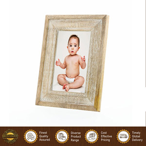 Good Quality Modern Design <b>Wall</b> Decorative Handmade White Wash Color Solid Mango Wood Photo <b>Frame</b> for Genuine Buyers - Product Image 5