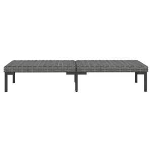 Conjunto de Muebles de Jardín Gris Oscuro con Cojines Negros - Product Image 6