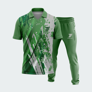 Uniforme de cricket professionnel à sublimation 100 % polyester, personnalisable avec le nom de l'équipe, unisexe, écologique, à manches courtes, très vendu - Product Image 6