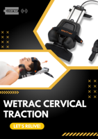 Appareil de traction cervicale portable EVERTRAC CT-800 pour la maison, soulagement de la douleur au cou et thérapie physique