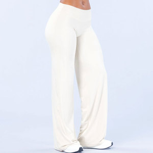 New Fashion Gym Custom Logo Spandex Sportswear <b>Flare</b> Bottom Plus Size <b>Leggings</b> <b>High</b> <b>Waist</b> Yoga Exercise Running Wear Quick Dry - Product Image 5