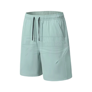 Pantalones Cortos Deportivos Casuales para Hombre, con Estampado Floral Negro, Cintura con Cordón Ajustable, Diseño Personalizado - Product Image 1