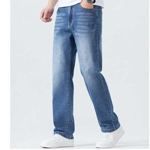 Jeans Casuales para Hombre, 100% Algodón, Ligeros, de Secado Rápido, Impermeables, Transpirables, Ecológicos, Elásticos, Corte Recto - Product Image 1