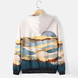 Hoodie léger personnalisé pour homme, en polyester polaire anti-boulochage, de bonne qualité, pour sublimation, dernière arrivée, en gros - Product Image 2