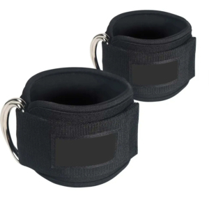 Nueva Correa de Tobillo Negra, Resistente, Ajustable y Transpirable para Polea de Pierna, Gimnasio, Fitness, con Logotipo Personalizado y Hebilla de Acero Inoxidable - Product Image 2