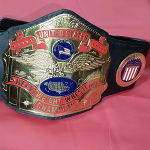 Cinturón de Campeonato Mundial de Peso Pesado Big Gold, Los Mejores Cinturones de Trofeo de Lucha Libre para Campeones - Product Image 1